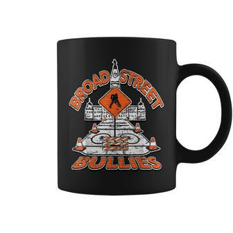 Broad Street Bullies Philadelphia Orange And Black Hockey Coffee Mug | Mazezy