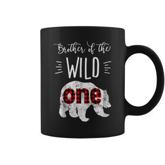 Brother Of The Wild One Shirt Bear Lumberjack 1St Birthday Coffee Mug | Mazezy