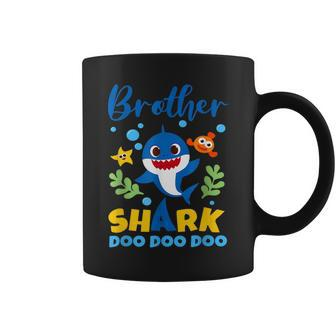 Brother Shark Halloween Christmas Boys Men Family V10 Coffee Mug - Thegiftio UK