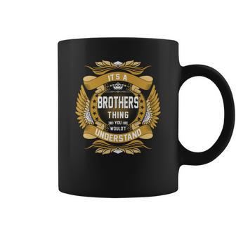 Brothers Name Brothers Family Name Crest Coffee Mug - Seseable