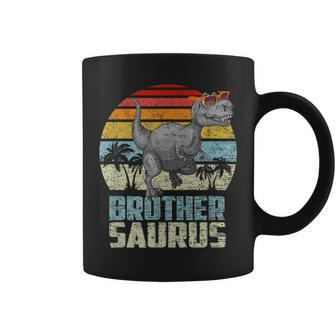 Brothersaurus Rex Dinosaur Brother Saurus Family Matching Coffee Mug | Mazezy
