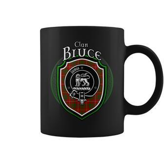 Bruce Clan Crest | Scottish Clan Bruce Family Crest Badge Coffee Mug - Seseable