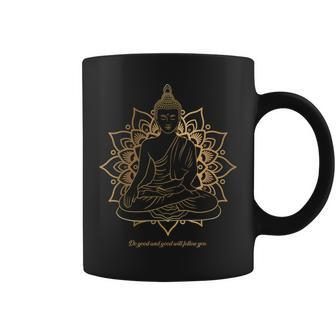 Buddha Mandala Buddhist Mindfulness Buddhism Spiritual Coffee Mug | Mazezy