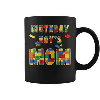 Building Block Mom Of Birthday Boy Coffee Mug | Mazezy