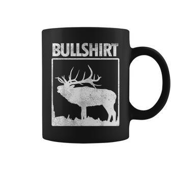 Bull Funny Bull Elk Deer Buck Bow Hunting Hunter Gift Coffee Mug - Seseable