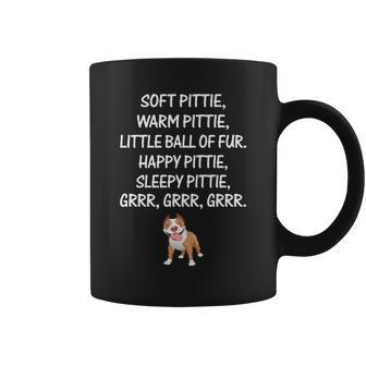 Bulldog Soft Pittie Warm Pittie Little Ball Of Fur Happy Pittie Sleepy Coffee Mug - Thegiftio UK