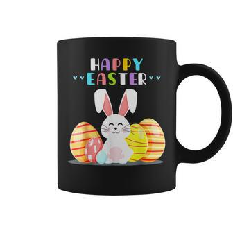Bunny Pastel Spring Hunt Eggs Rabbit Happy Easter Day Outfit Coffee Mug - Seseable