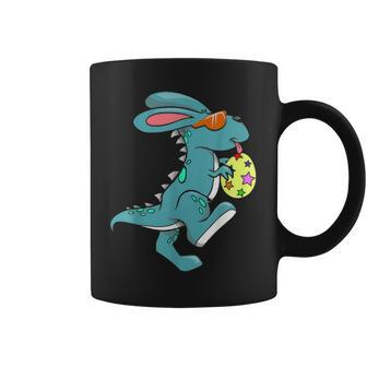 Bunnysaurus Easter T Rex Bunny Egg Hunting Rabbit Coffee Mug - Seseable