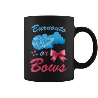 Burnouts Or Bows Gender Reveal Party Idea For Mom Or Dad Coffee Mug - Thegiftio UK
