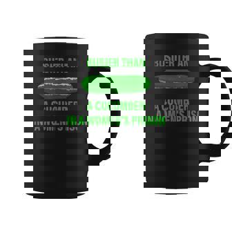 Busier Than A Cucumber In A Womens Prison Coffee Mug - Thegiftio