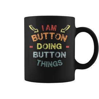Button Family Crest Button Button Clothing Button T Button T Gifts For The Button Png Coffee Mug - Seseable