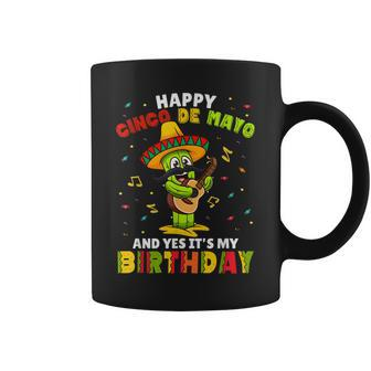 Cactus Birthday Cinco De Mayo Mexican Bday Born May 5 Fiesta Coffee Mug | Mazezy