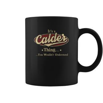 Calder Name Calder Family Name Crest Coffee Mug - Seseable
