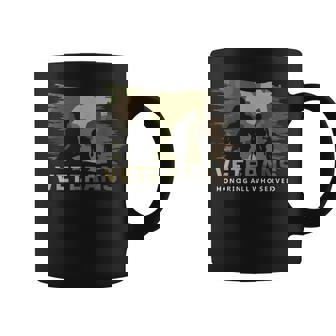 Camo Thank You Veterans Proud Veteran Camouflage Coffee Mug - Seseable