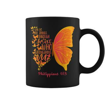 Can Do All Things Through Christ Who Strengthens Me I Gift Coffee Mug - Seseable