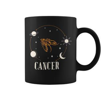 Cancer Zodiac Sign Galaxy Celestial Stars And Moons Coffee Mug | Mazezy AU