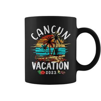 Cancun Mexico Vacation 2023 Matching Family Group Coffee Mug - Seseable