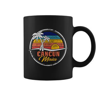 Cancun Retro Sunset Coffee Mug