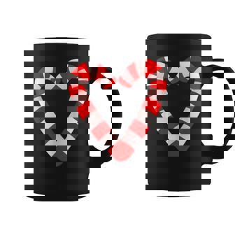 Candy Cane Hearts Tee Christmas Xmas Holidays Santa Gift Tee Coffee Mug | Mazezy
