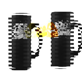 Candy Corn Skeleton Skull Pumpkin Fun Halloween Costume Kids Coffee Mug - Thegiftio