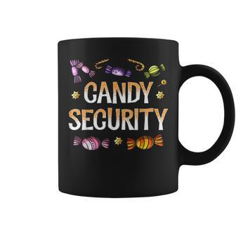 Candy Security Funny Parents Halloween Costume Mom Dad Coffee Mug - Seseable