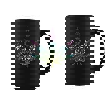 Canna Mama Weed Mom Stoner Mamaste High Cannabis Coffee Mug - Thegiftio