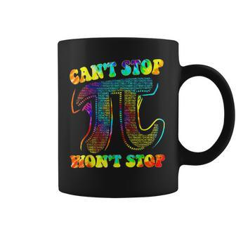 Cant Stop Pi Wont Stop Math Pi Day Funny Maths Club V2 Coffee Mug - Seseable