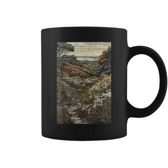 Cape Cod Landscape Japanese Ukiyoe Woodblock Print Coffee Mug - Thegiftio UK