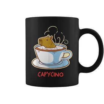 Capybara Gifts Capycino Cappuccino Coffee Cute Animal Coffee Mug | Mazezy
