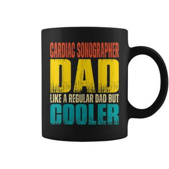 Cardiac Sonographer Dad Like A Regular Dad But Cooler Gift For Mens Coffee Mug | Mazezy DE