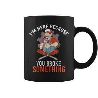 Caretaker Janitor I Machinist Crafter Plumber Gift For Mens Coffee Mug | Mazezy