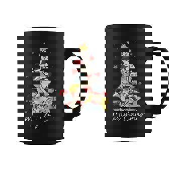 Cat Christmas Tree Xmas Girls Boys Funny Meowy Catmas Santa Coffee Mug - Thegiftio