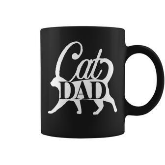 Cat Dad Father Men Kitty Love Papa Christmas Girl Meow Adult V2 Coffee Mug - Thegiftio UK