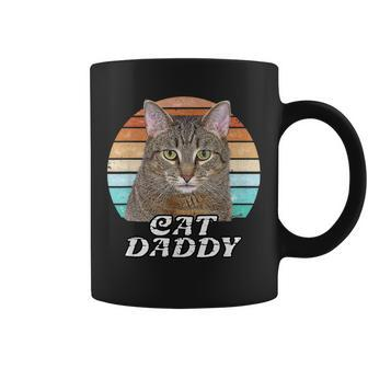 Cat Daddy Tabby Vintage Eighties Style Cat Retro Coffee Mug - Thegiftio UK