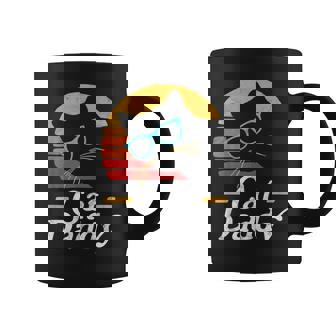 Cat Daddy Vintage Eighties Style Cat Hipster Glasses Retro Coffee Mug | Seseable UK