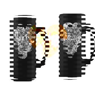 Cat For Men Women Heart Valentine Day Cat Lover Kitten Coffee Mug - Seseable