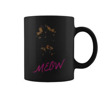 Cat Meow Kitty Funny Cats Mom And Cat Dad Gift V2 Coffee Mug - Seseable