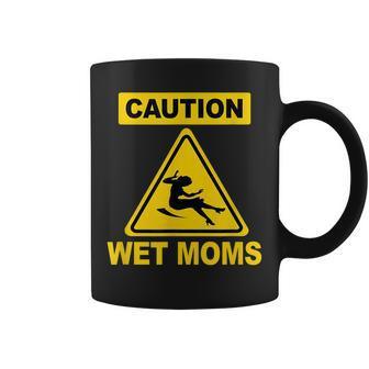 Caution Wet Moms Funny Science Geek Coffee Mug - Seseable