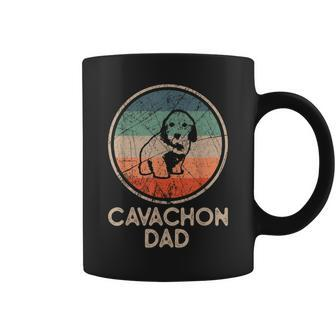 Cavachon Dog - Vintage Cavachon Dad Coffee Mug - Seseable