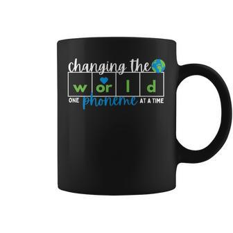 Changing The World One Phoneme At A Time Coffee Mug | Mazezy