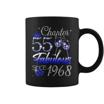 Chapter 55 Fabulous Since 1968 55Th Birthday Queen Coffee Mug - Seseable