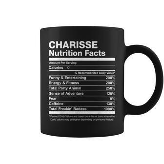 Charisse Nutrition Facts Name Named Funny Coffee Mug - Seseable