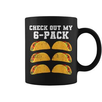 Check Out My Six 6 Pack With Tacos For Cinco De Mayo Mens Coffee Mug | Mazezy