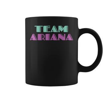 Cheer For Ariana Show Support Be On Team Ariana | 90S Style Coffee Mug | Mazezy