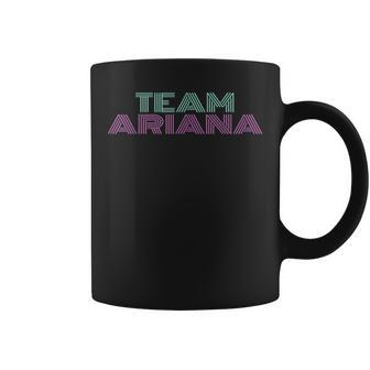 Cheer For Ariana Show Support Be On Team Ariana | 90S Style  Coffee Mug