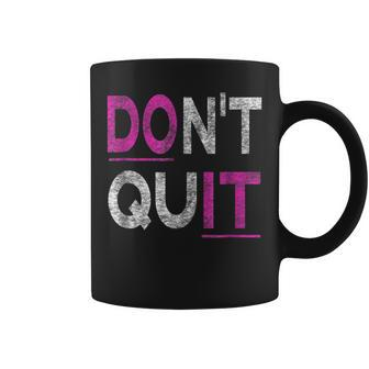 Cheerleading Motivational Quotes Distressed Cheer Coffee Mug | Mazezy