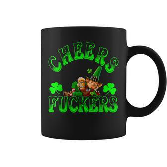 Cheers Fuckers Funny St Patricks Day Irish Drinking V2 Coffee Mug | Mazezy