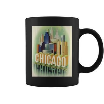 Chicago - Retro Vintage - Throwback Design - Classic Coffee Mug - Thegiftio UK
