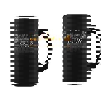 Chicago T Chicago City Skyline Lights At Night Gifts Coffee Mug | Mazezy