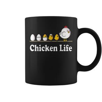 Chicken Life Funny Rooster Baby Chick Lover Cute Coffee Mug | Mazezy